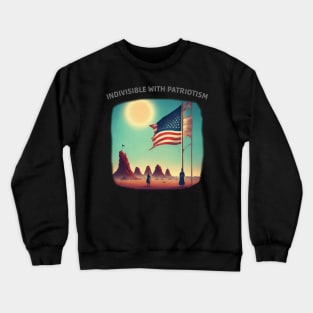 Indivisible with Patriotism Crewneck Sweatshirt